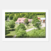 Delaney Ranch Wrapping Paper Flat Sheet Set of 3 ラッピングペーパーシート (正面3)