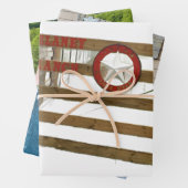 Delaney Ranch Wrapping Paper Flat Sheet Set of 3 ラッピングペーパーシート (インサイチュ)