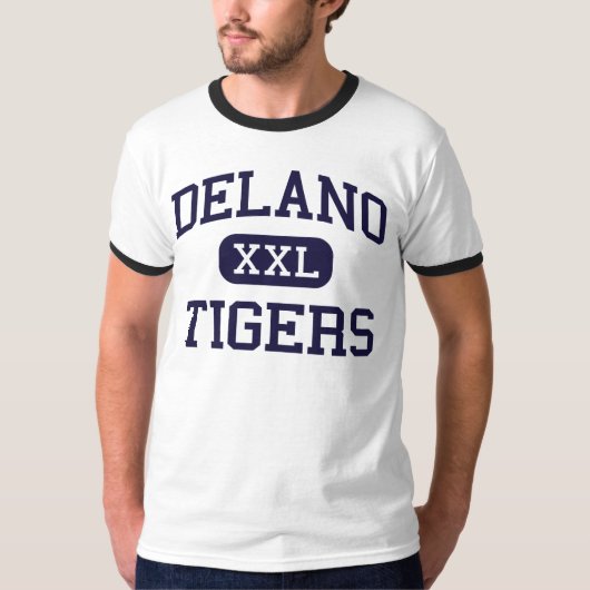 Delano -トラ-高等学校- Delanoカリフォルニア Tシャツ (正面)