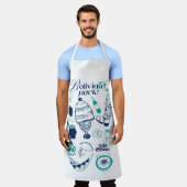 Delantal All-Over Print Apron エプロン (着用した状態)