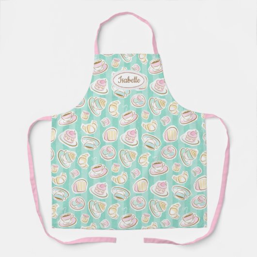 Delantal Café Paris エプロン (正面)