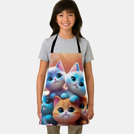 Delantal con gatitos エプロン (インサイチュ)