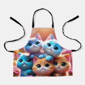 Delantal con gatitos エプロン (正面)