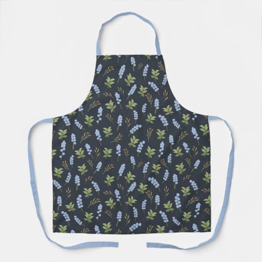 Delantal Flor de espuela de caballero エプロン (正面)