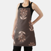 Delantal Floral en Tonos Café エプロン (インサイチュ)