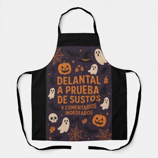 Delantal Halloween estilo introvertido エプロン (正面)