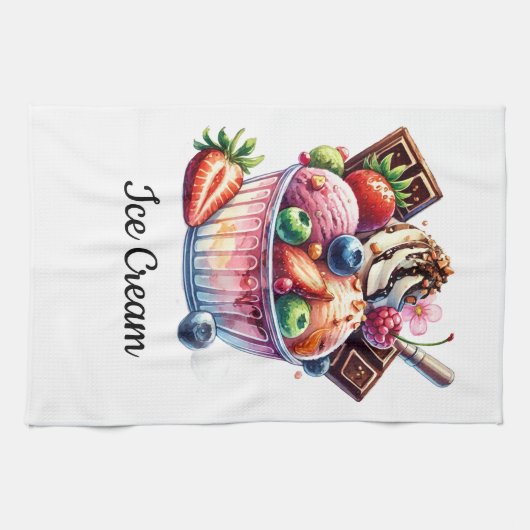 Delantal Helado キッチンタオル (横)