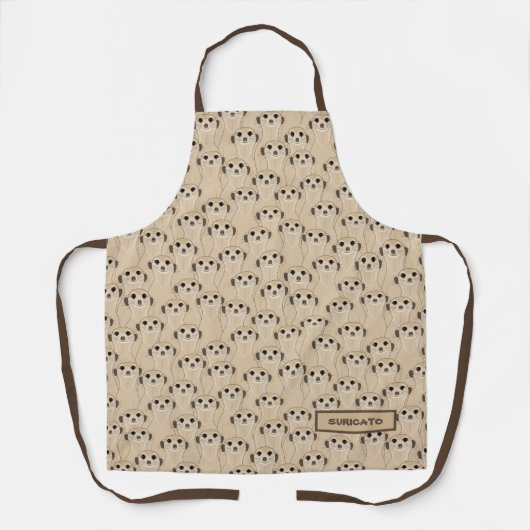 Delantal Meerkats - Suricata エプロン (正面)