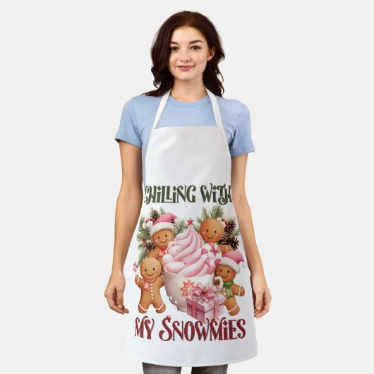 Delantal Navideño エプロン (着用した状態)