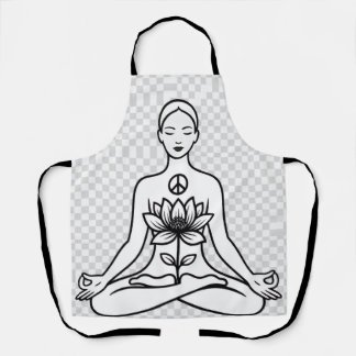 Delantal Paz Interior, Yoga y Meditación エプロン
