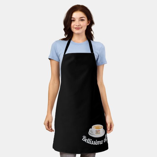 Delantal, pinny, grembiule  MOD.BELLISSIMO エプロン (着用した状態)