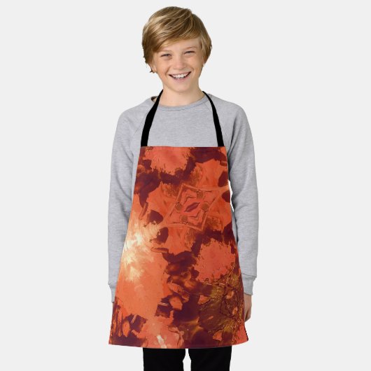 Delantal Textura #34 de la obra Nuit エプロン (着用した状態)