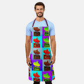 Delantales para locos #9 "Sombrero Taco" エプロン (着用した状態)