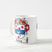 Delanyの家紋 コーヒーマグカップ (正面左)