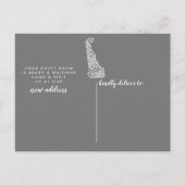 DELAWARE州の移動に関する発表のポストカード 案内ポストカード (裏面)