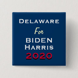 DELAWARE用バイデン氏HARRIS 2020キャンペーンボタン 缶バッジ
