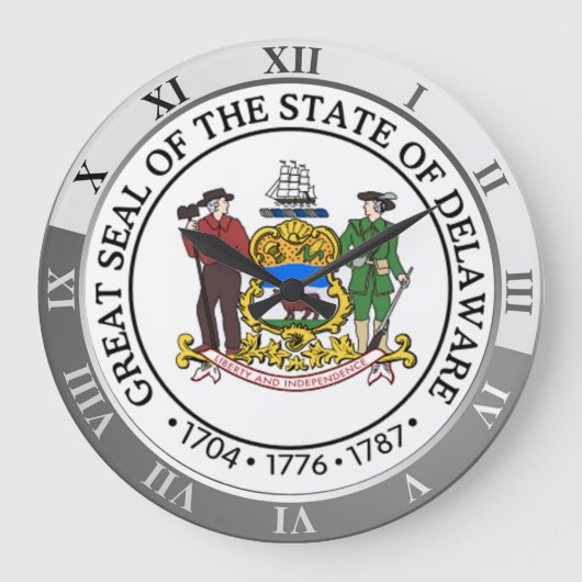 Delaware ラージ壁時計 (正面)