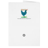 Delaware Blue Hen Chickenからこんにちは空白の (裏面)