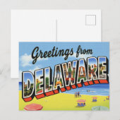 Delaware Coastal Beach Town ポストカード (正面/裏面)