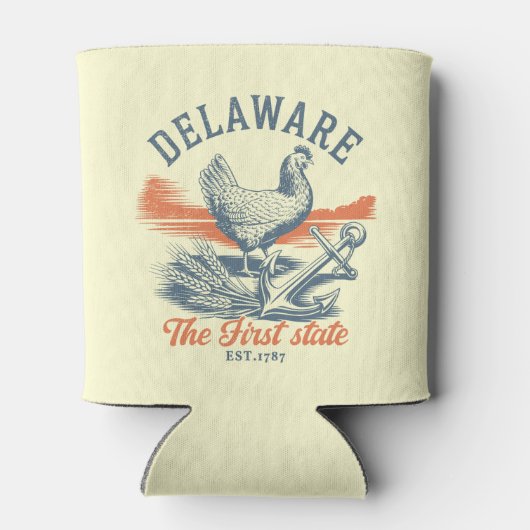 Delaware First State Vintage 缶クーラー (裏面)
