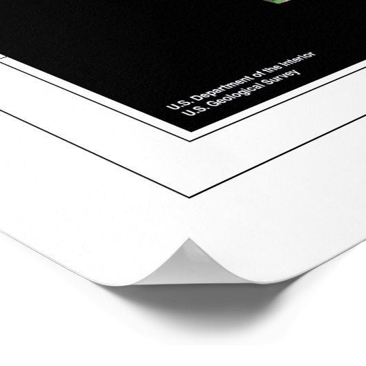 Delaware From Space Poster ポスター (角)