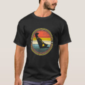 Delaware Hawaii Roots Origine State Map Retro Tシャツ (正面)