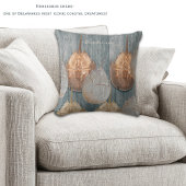 Delaware Horseshoe Crab Pillow – Coastal Decor クッション