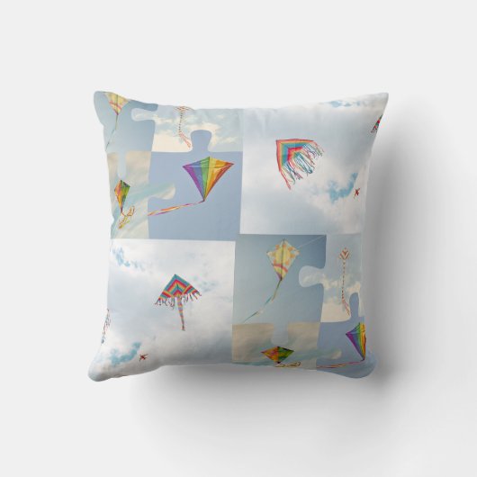 Delaware Kites Throw Pillow – Inspirational Quote  クッション (裏面)