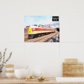 Delaware Lackawanna and Western Locomotive 808 ポスター (キッチン)