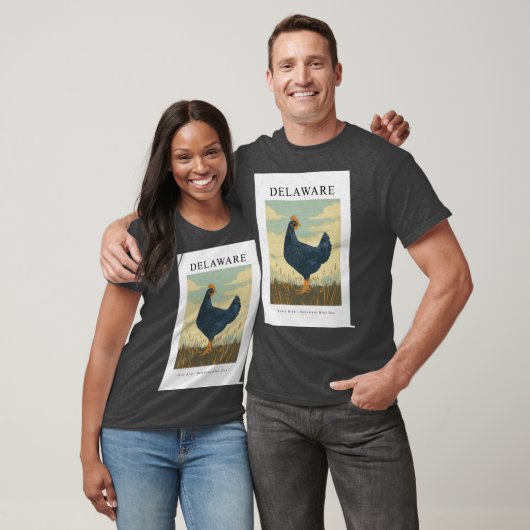 DELAWARE State Bird Delaware Blue Hen Tシャツ (ユニセックス)