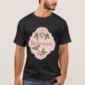 Delaware State DE Graphic for water bottle Tシャツ (正面)