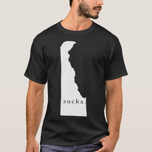 Delaware sucks tシャツ (正面)