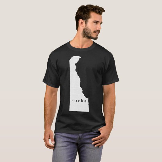 Delaware sucks tシャツ (正面フル)