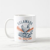 Delaware The First State Souvenir コーヒーマグカップ (左)