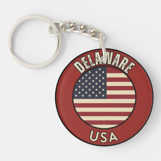 Delaware United States of America キーホルダー (正面)