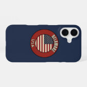 Delaware United States of America iPhone 16ケース (裏面横)