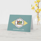 Delawarean Flag & Seal, Delaware カード (黄色い花)
