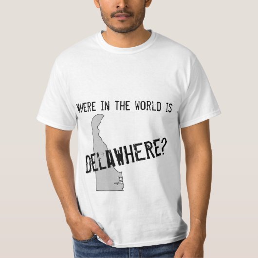 Delawhereはどこにありますか。 Tシャツ (正面)