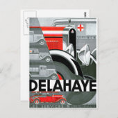 Delaye ~ヴィンテージ自動車広告 ポストカード (正面/裏面)