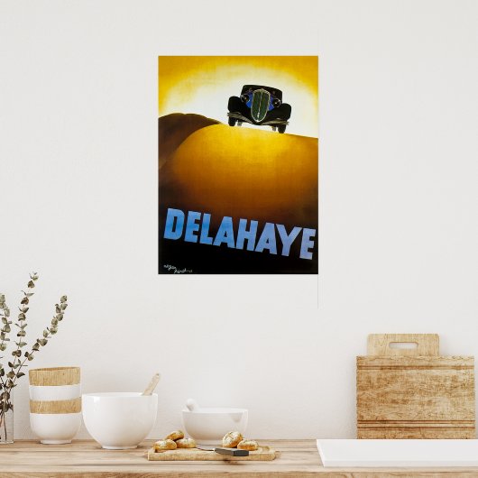 Delaye - Vintage Car Advertisement ポスター (キッチン)