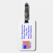 Delcoでカスタマイズ可能 ラゲッジタグ (裏面縦)