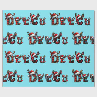 delco Christmas ラッピングペーパー