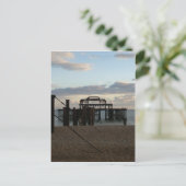 Delelict West Pier Brighton England ポストカード (スタンド正面)