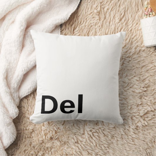 Deleteキー クッション (ブランケット)