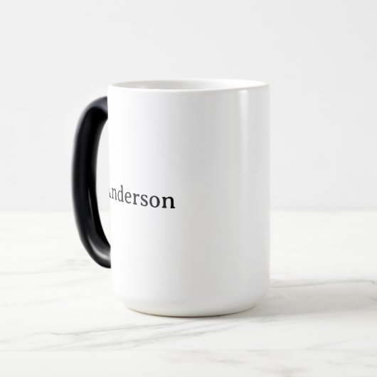 Delete Text Replace Own Design 15 oz モーフィングマグカップ (正面左)
