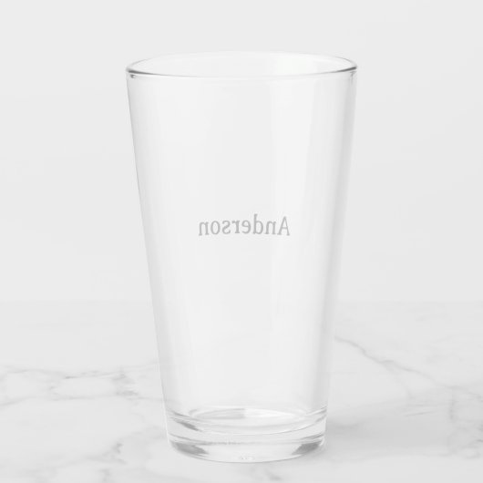 Delete Text Replace Own Design 16oz タンブラーグラス (裏面)