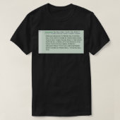 Deleuze copypasta tの説明 tシャツ (デザイン正面)