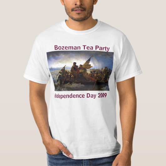 DelewareのBozemanのお茶会を交差させるワシントン州… Tシャツ (正面)