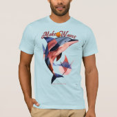 Delfín Abstracto y Moderno Tシャツ (正面)