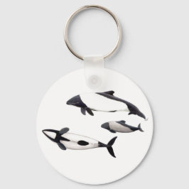 Delfín de Commerson キーホルダー